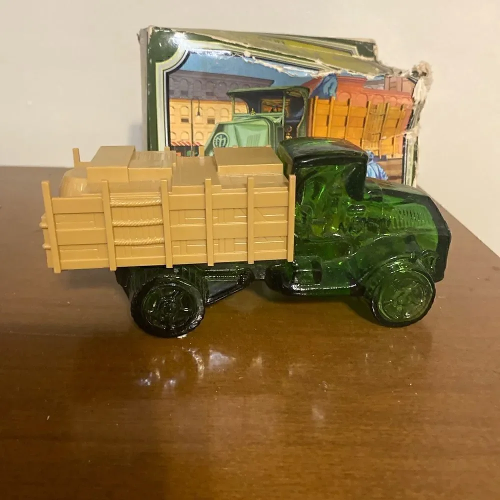 Vintage Avon Big Mack  empty bottle with box